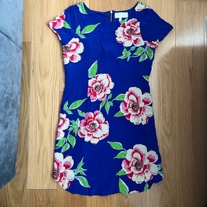 Yumi Kim Blue Floral Mini Dress